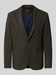 Regular fit 2-knoops colbert met reverskraag van camel active - 36