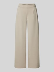 Wide Leg Stoffhose mit Bundfalten Modell 'KATE' von ICHI Beige - 36