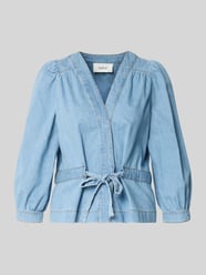 Bluzka w stylu relaxed fit w wyglądzie denimu model 'Lavina' od ba&sh - 28