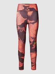 Leggings mit Allover-Muster in 7/8-Länge von Superdry Sports Orange - 18