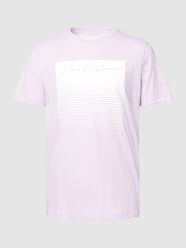 T-shirt z okrągłym dekoltem model ‘STOKE’ od Jack & Jones Fioletowy - 43