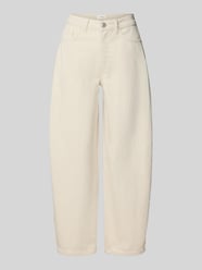 Regular Fit Barrel Jeans mit Label-Patch von OPUS - 5