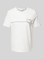 T-Shirt mit Rundhalsausschnitt Modell 'COLBA' von Vila Weiß - 7