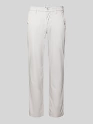 Chinosy o kroju regular fit z wpuszczanymi kieszeniami od Christian Berg Men - 32