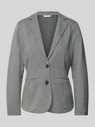 Taillierter Blazer in Jacquard-Qualität mit 2-Knopf-Verschluss von Tom Tailor - 38