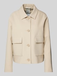 Jacke mit aufgesetzten Pattentaschen von Fuchs Schmitt Beige - 15