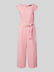 Jumpsuit mit Bindegürtel und Serafino-Ausschnitt von Betty Barclay - 1