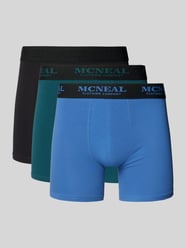 Trunks mit Label-Bund im 3er-Pack von MCNEAL Blau - 11