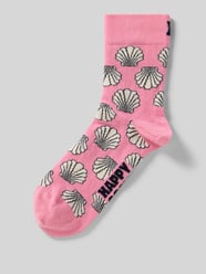 Sokken van katoenmix model 'SEA SHELL' van Happy Socks Fuchsia - 38