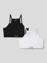 Bustier met spaghettibandjes in een set van 2 stuks van Calvin Klein Underwear Wit - 14