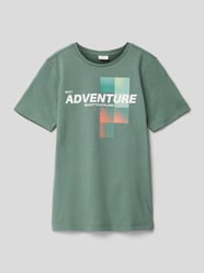 T-Shirt mit Statement-Print von s.Oliver RED LABEL Grün - 21