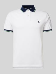 Poloshirt mit Label-Stitching von Polo Ralph Lauren Weiß - 41