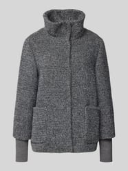 Relaxed Fit Jacke mit langen Strickbündchen und Twillfutter von s.Oliver BLACK LABEL Grau - 6