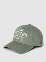 Cap mit Print von Aeronautica Militare Grün - 31