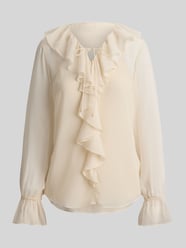 bluzka o kroju regular fit z kołnierzem z falbanami od Lauren Ralph Lauren - 28