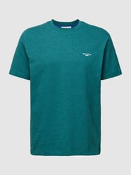 T-Shirt mit Label-Print von Marc O'Polo Denim Grün - 40
