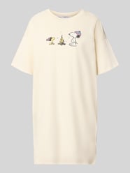Nachthemd mit Peanuts Lagerfeuer-Print aus reiner Baumwolle von Jake*s Casual - 34