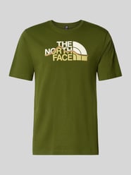 Regular Fit T-Shirt aus reiner Baumwolle Modell 'MOUNTAIN LINE' von The North Face - 1