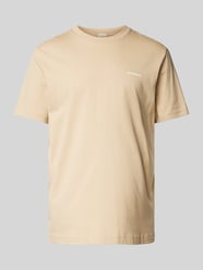 T-Shirt mit Label-Print Modell 'DUNE' von GABBA Beige - 30