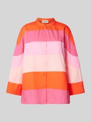 Bluse mit Maokragen von Essentiel Pink - 40