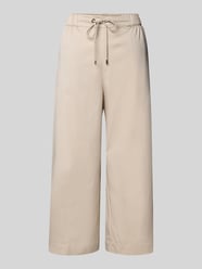 Wide Leg Culotte aus Popeline von s.Oliver BLACK LABEL Beige - 40