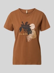 t-shirt z nadrukiem z motywem model 'RINA' od Soyaconcept - 26