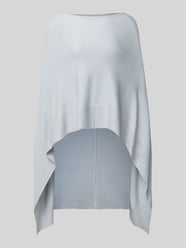 poncho in relaxed fit van viscosemix in tricotlook van COMMA - 9