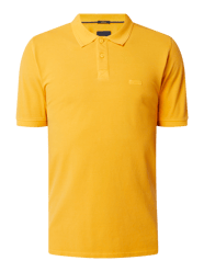 Poloshirt aus Piqué von Lindbergh Gelb - 48