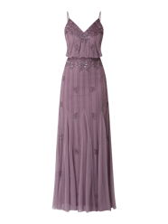 Abendkleid aus Mesh Modell 'Keeva' von LACE & BEADS - 29