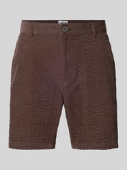 Straight fit short met structuurpatroon van Jake*s Studio Men - 46