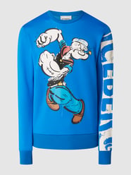 Sweatshirt mit Baumwoll-Anteil von Iceberg Blau - 11