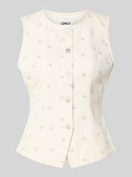 kamizelka o kroju regular fit z czystej bawełny model 'NAOMI' od ONLY - 44