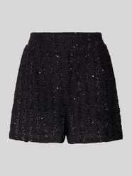 Regular fit korte broek met pailletten, model 'Ninky' van ICHI - 24