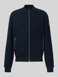 Regular Fit Sweatjacke mit Strukturmuster von bugatti - 9