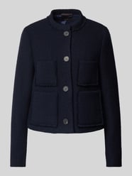 Blazer mit aufgesetzten Eingrifftaschen von Windsor Blau - 19