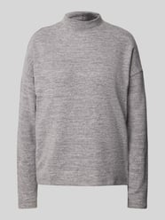 Oversized Langarmshirt mit Stehkragen von Vero Moda Grau - 4