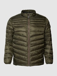 PLUS SIZE Steppjacke mit Eingrifftaschen Modell 'HERO' von Jack & Jones Plus Schwarz - 24