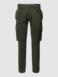 Cargohose mit Gesäßtaschen Modell 'COMBAT' von Alpha Industries Grau - 36