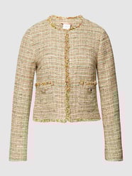 Blazer in bouclélook, model 'DEFILE' van Pennyblack Groen - 30