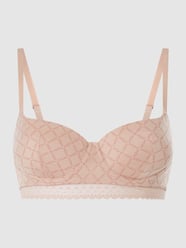 Balconette-BH mit Allover-Muster  von Wolford Weiß - 29