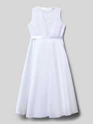 Regular fit jurk met bloemenstitching van Weise - 15