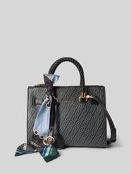 Handtasche mit Label-Applikation im Allover-Look von Liu Jo White - 41