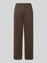 Regular Fit Weite Hose aus Baumwoll-Lyocell-Leinen-Mix von Marc O'Polo - 39