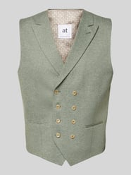 Kamizelka z lamowanymi kieszeniami od Atelier Torino - 42