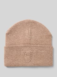 Beanie met labeldetail van Knowledge Cotton Apparel Beige - 43
