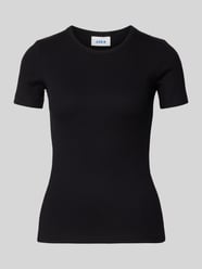 T-shirt met geribbelde ronde hals Model 'FRANKIE' van JJXX - 11