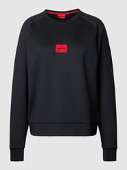 Sweatshirt mit Label-Print von HUGO Schwarz - 16