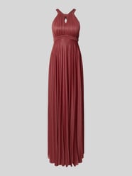 Schimmerndes Abendkleid mit Schlüsselloch-Ausschnitt von Jake*s Cocktail - 45