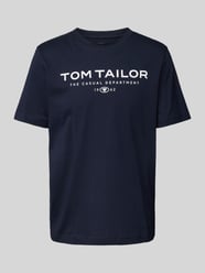 Regular Fit T-Shirt aus reiner Baumwolle mit Label Print von Tom Tailor - 11