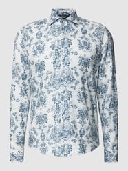 Freizeithemd mit Allover-Muster von JOOP! Collection Blau - 24